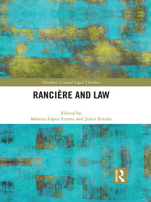 cover image of Ranciere and Law
